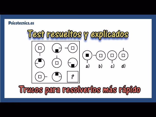 ¿Cómo salir bien en una prueba psicotécnica?