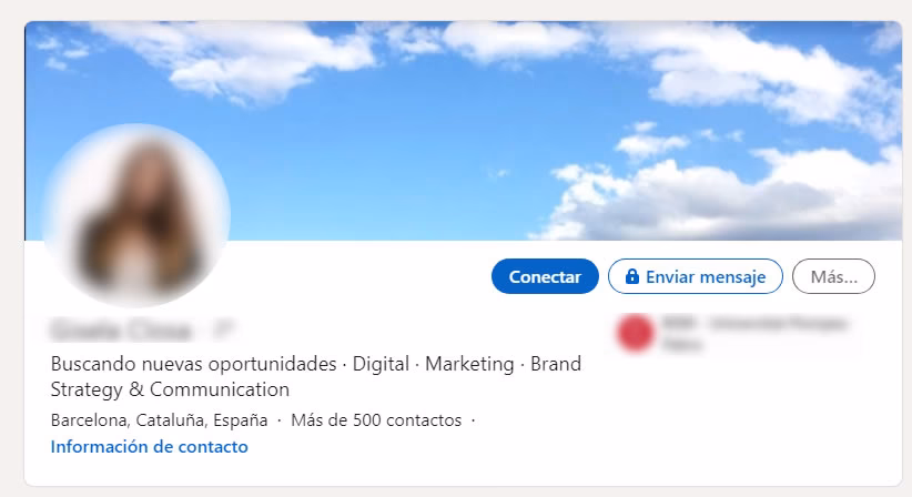 ¿Qué es mejor poner en LinkedIn si no tienes trabajo?