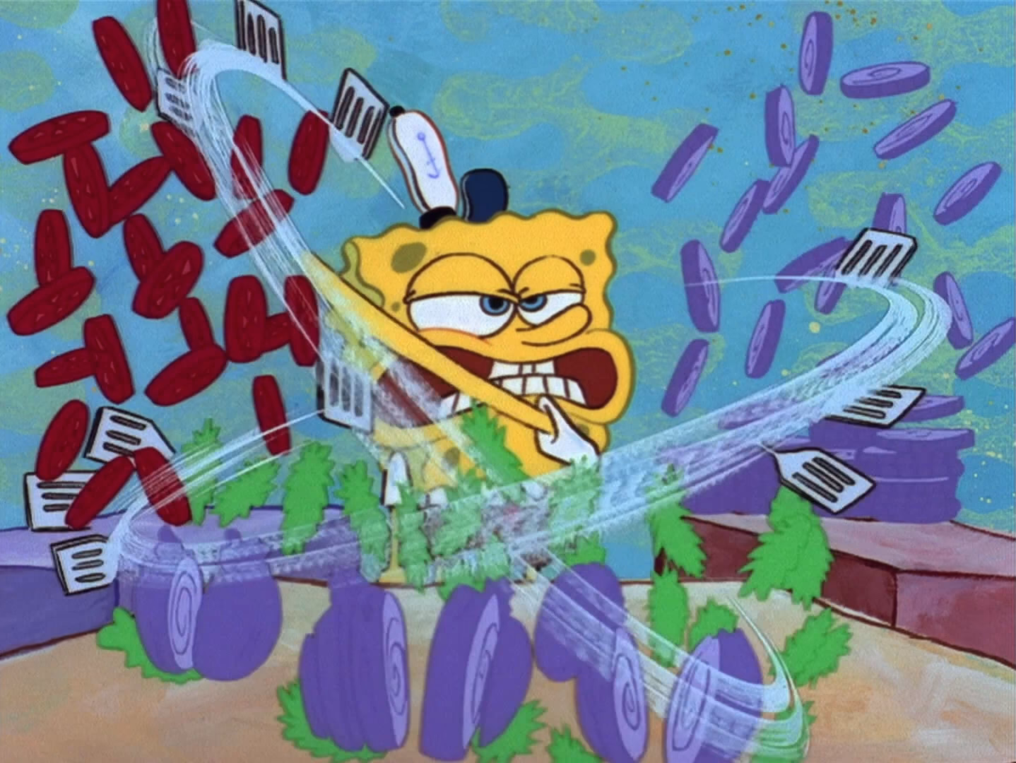 ¿Qué actividades hace Bob Esponja?