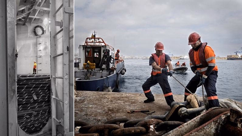 ¿Qué trabajos se hacen en el puerto?