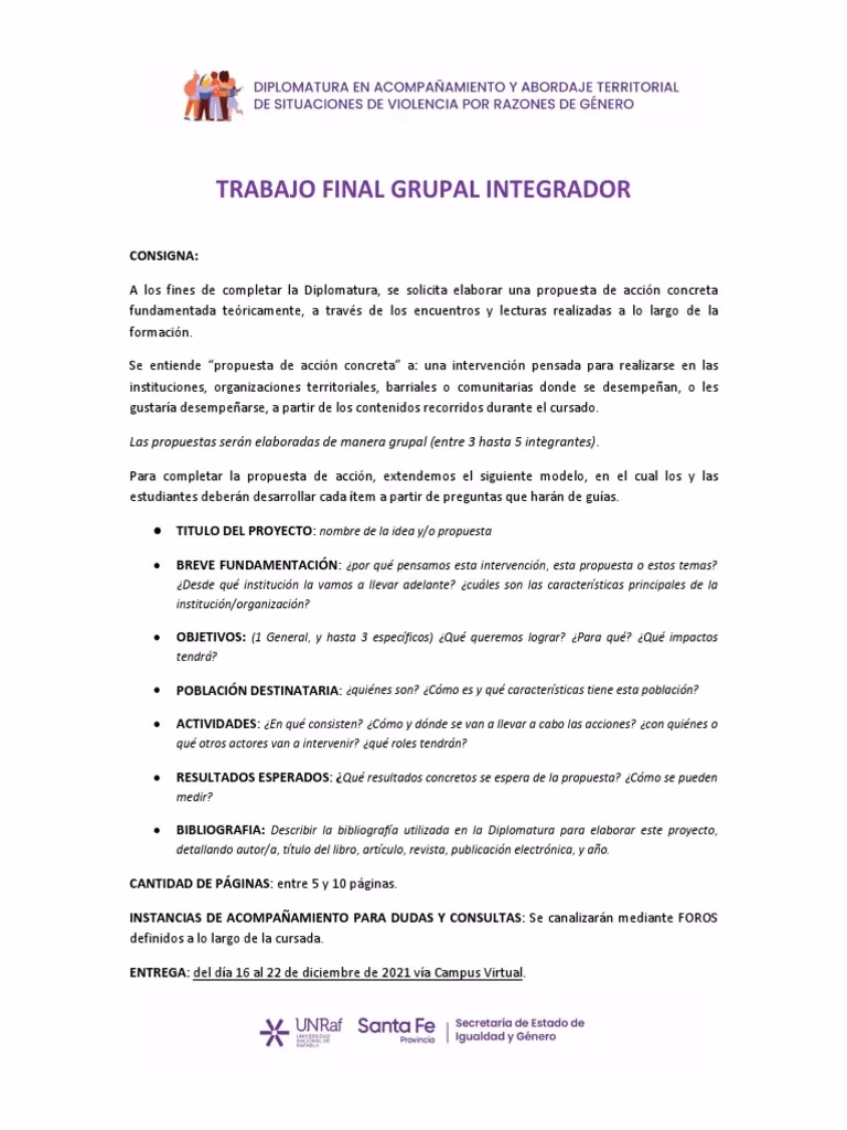 ¿Qué es un trabajo final integrador?