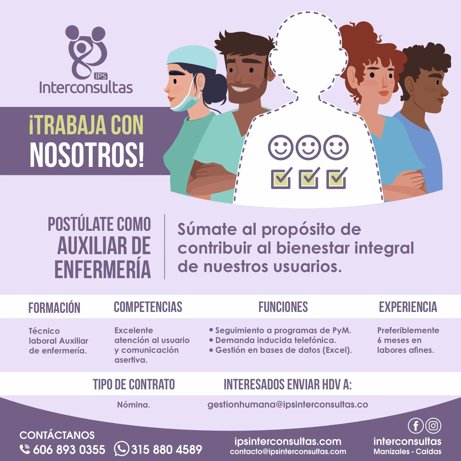 ¿Dónde puede trabajar un auxiliar en enfermería?