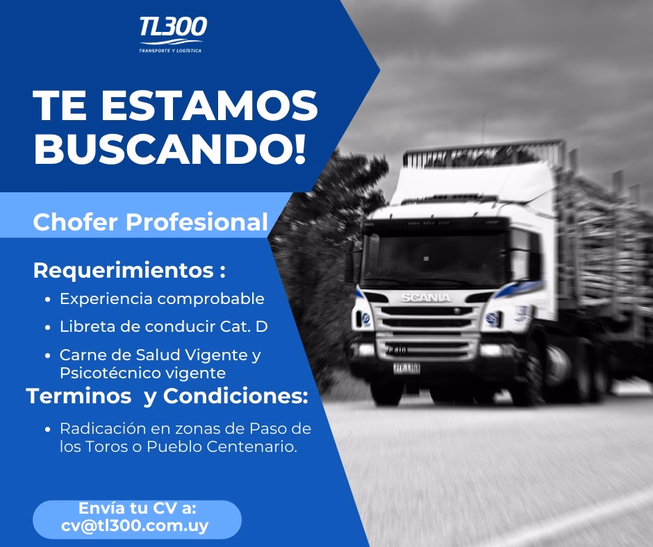 ¿Cuánto gana un chofer de camión en Uruguay?