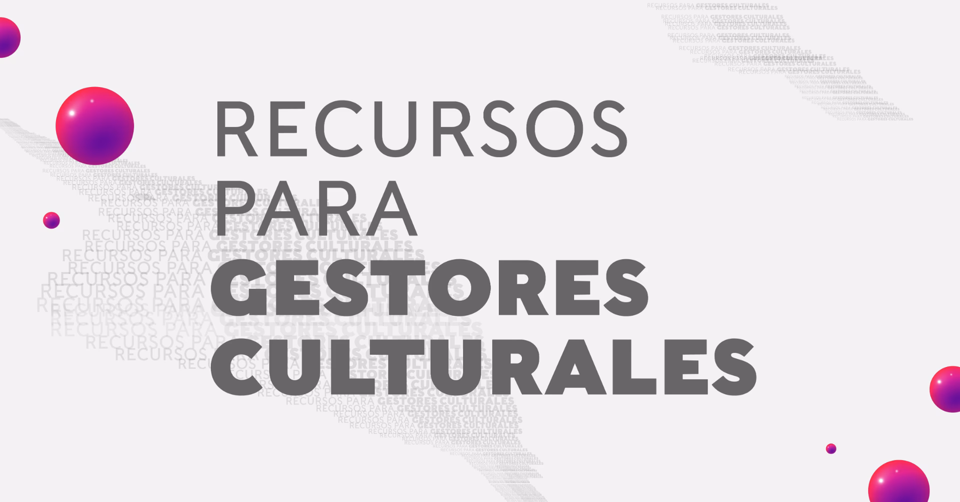 ¿Cuál es el trabajo de un gestor cultural?