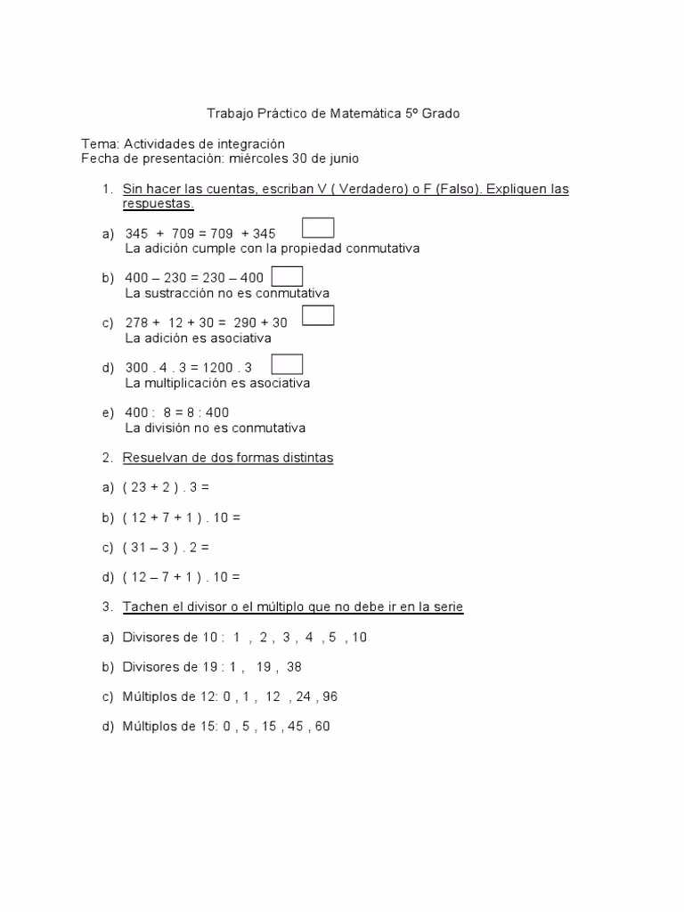 ¿Cómo resolver un trabajo de matemáticas?