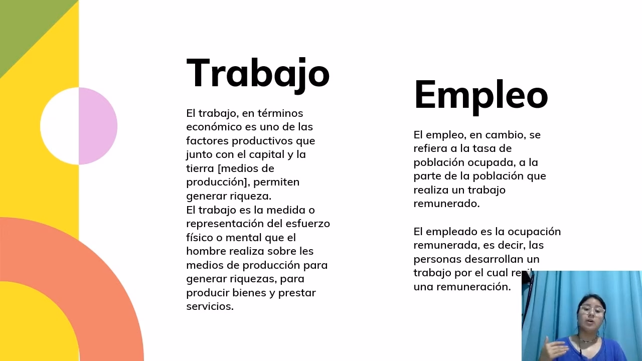 When to use trabajo vs. trabajar?