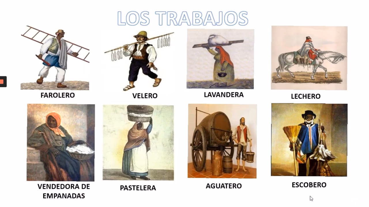 ¿Cuáles eran los trabajos de la época colonial?