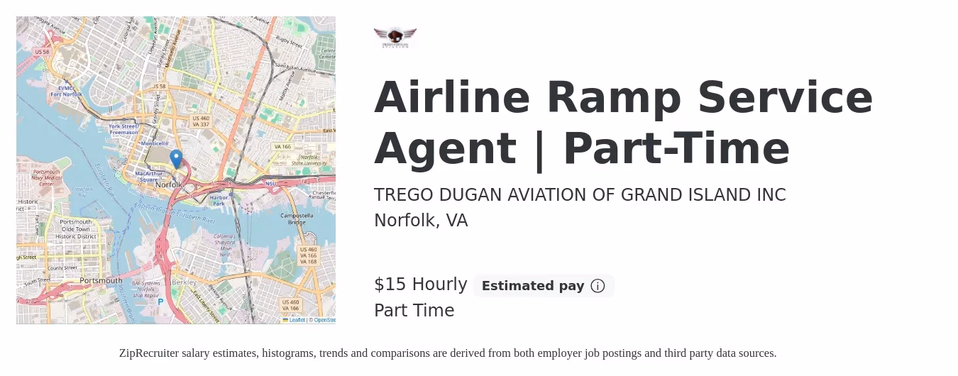 How much does trego dugan aviation pay?