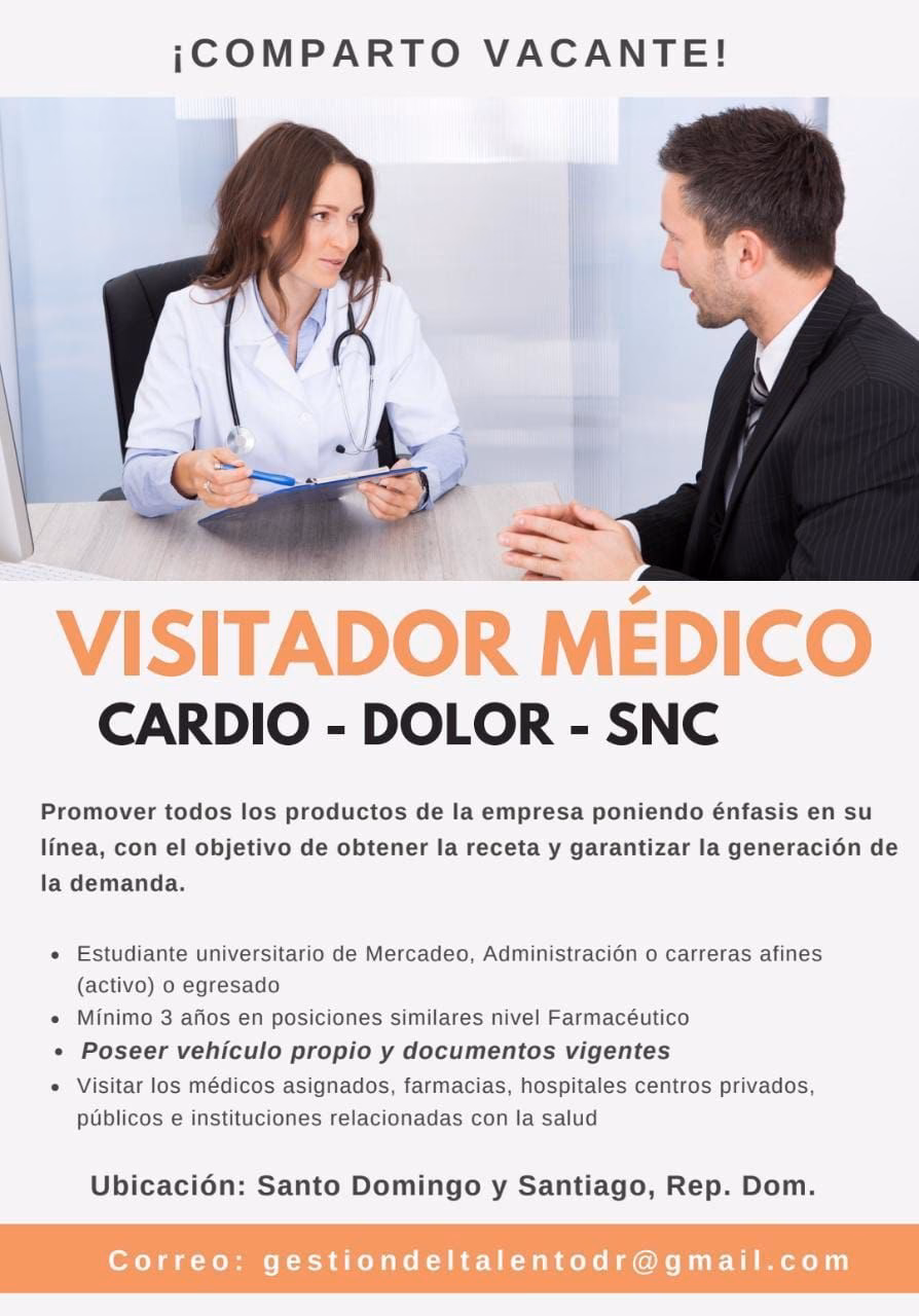 ¿Cuánto cobra un visitador médico?